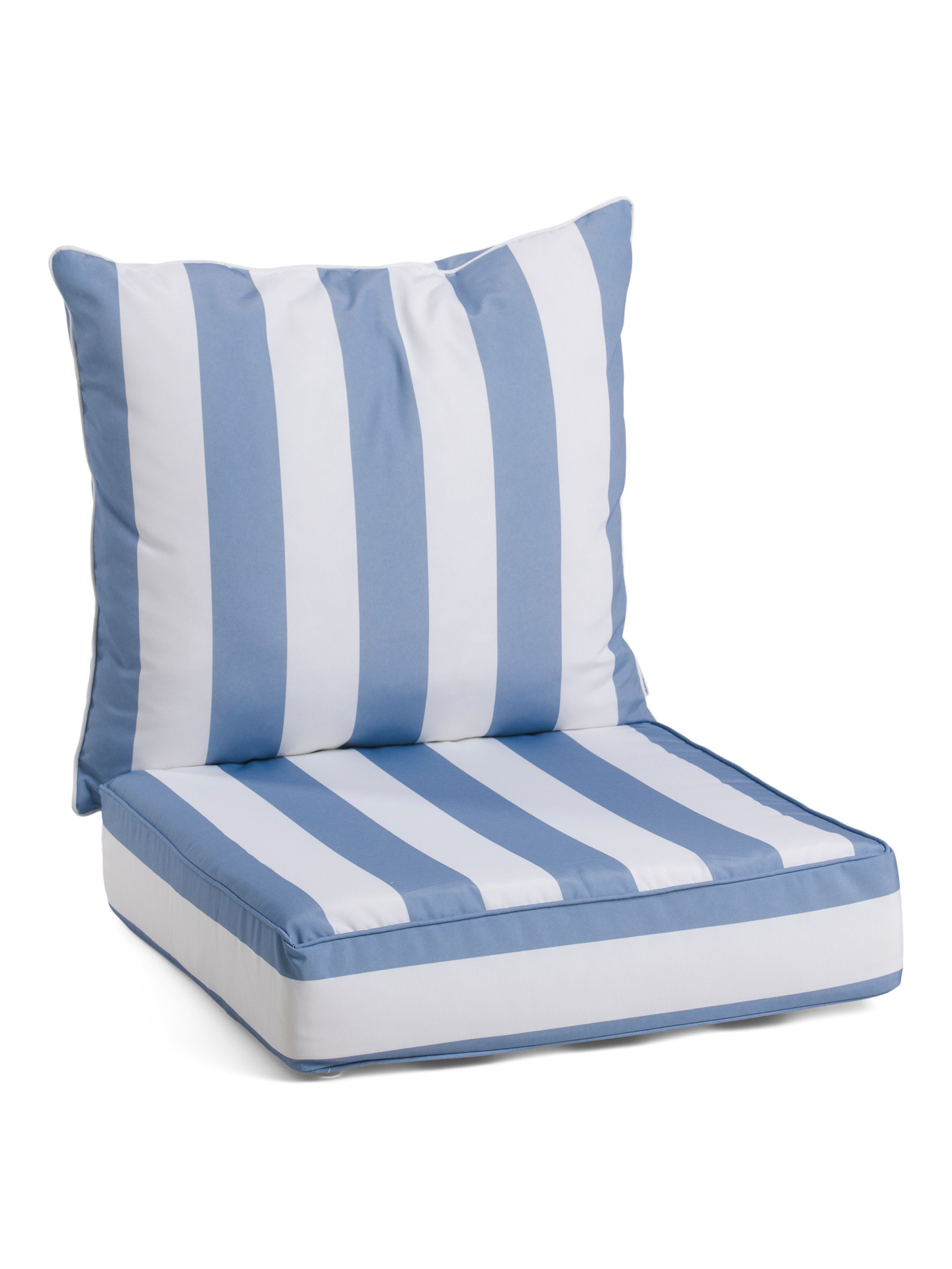 2pc Outdoor Striped Deep Seat Cushion Set | TJ Maxx