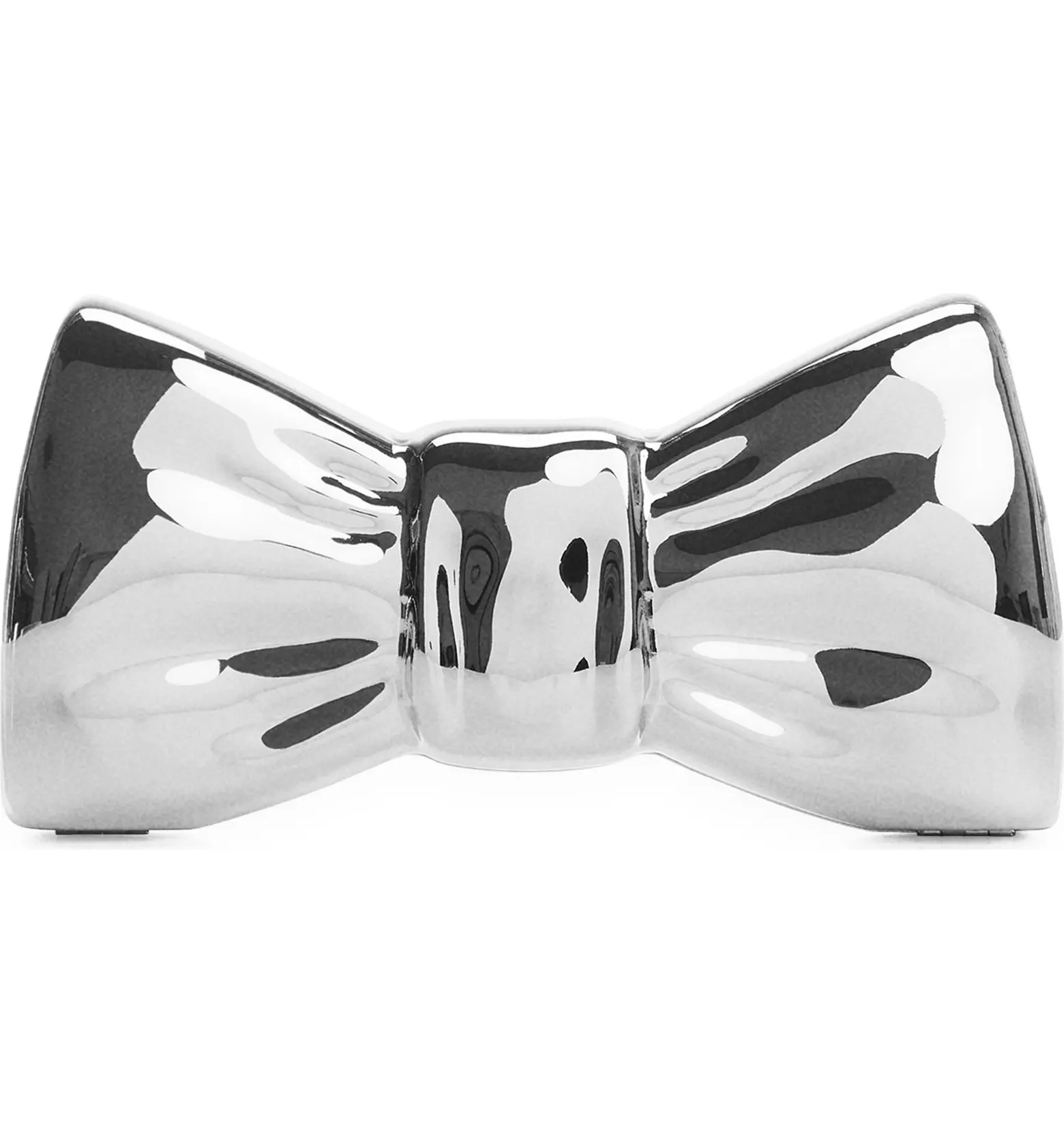 MANGO Metallic Bow Clutch | Nordstrom | Nordstrom