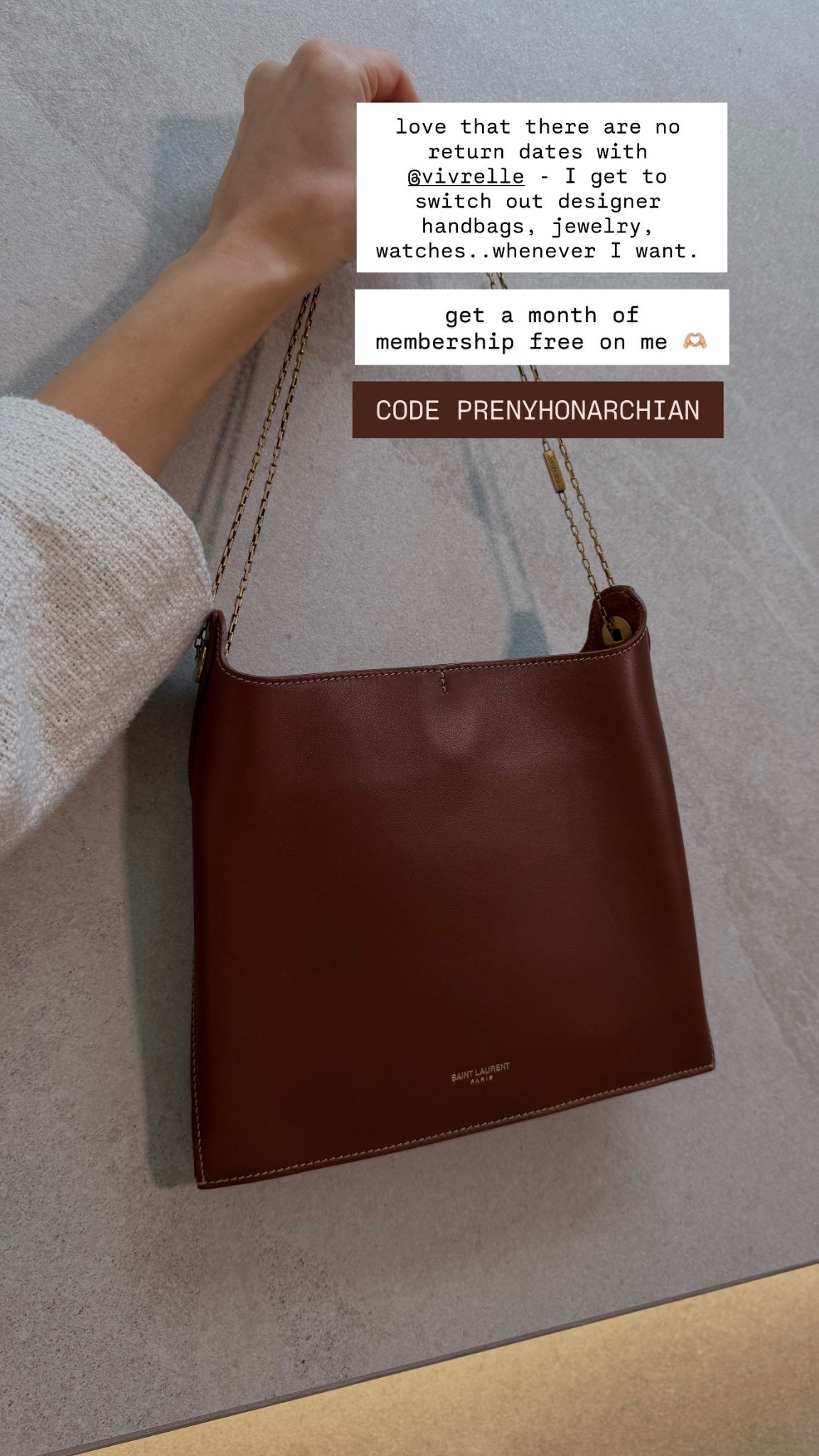 love being able to switch up my handbags, jewelry, and watches with @Vivrelle depending on where I’m going or what events I have coming up. It’s perfect if you’re going on trips & want a change in your wardrobe too. 

get your first month of membership for free on me. use code PRENYHONARCHIAN 

Spring unboxing 
Designer handbags 
Designer jewelry 
Designer watches 
Vacation outfits 
Date night outfits 



#LTKunboxing #LTKspring #LTKTravel