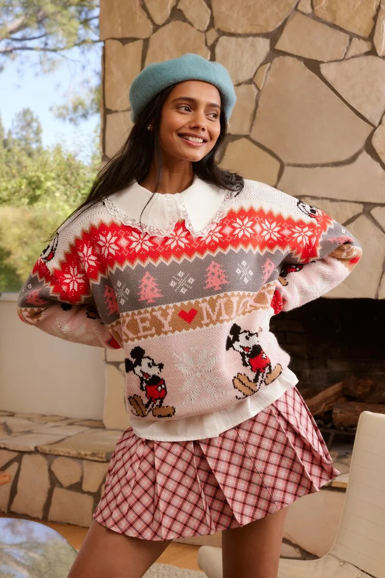 Disney Mickey Mouse Fair Isle Sweater | Forever 21 | Forever 21 (US)