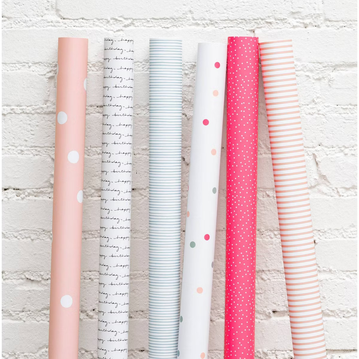 118"x30" Chambray Striped Wrapping Paper Blue/White - Sugar Paper™ + Target | Target