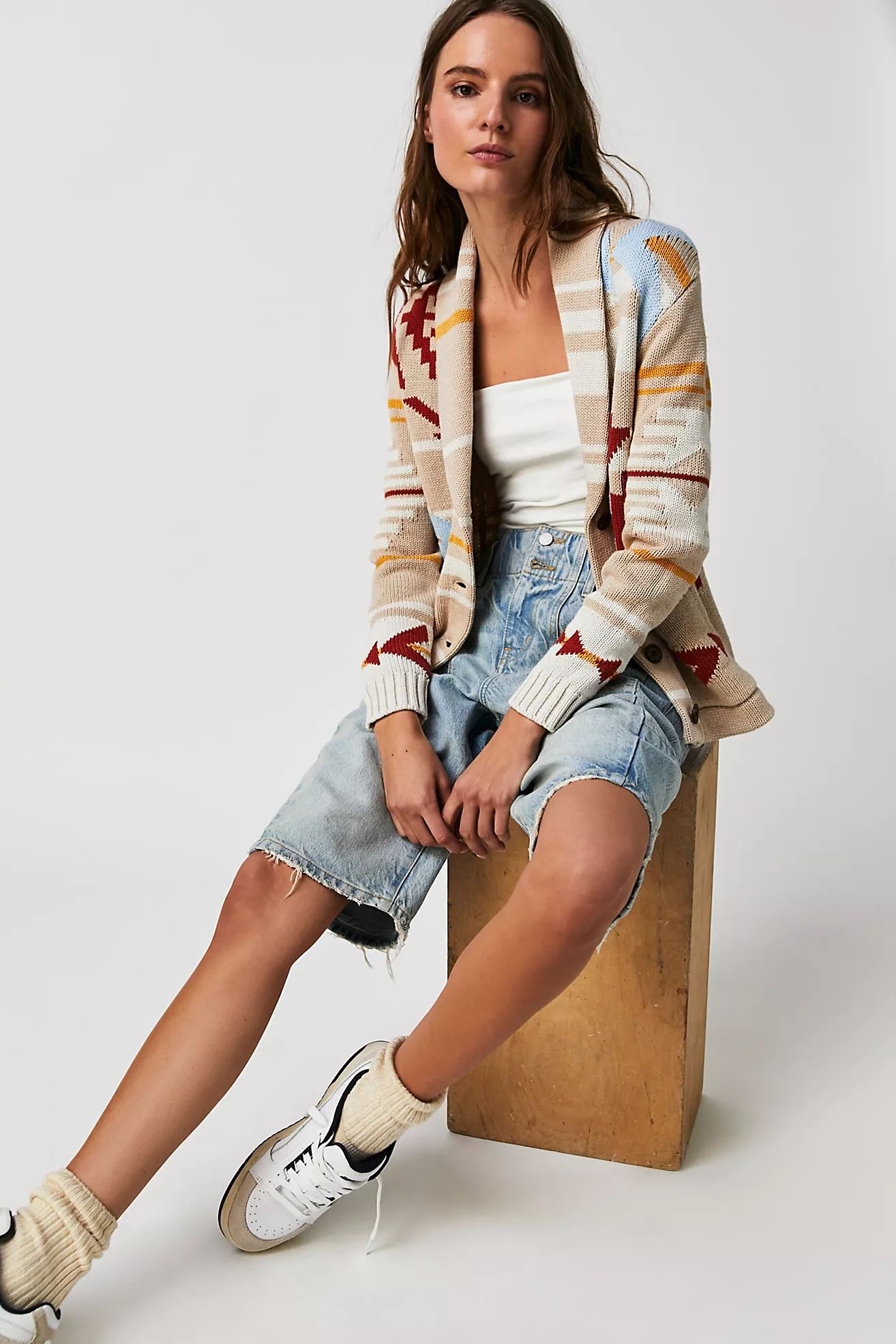 Taos Graphic Cardi | Free People (Global - UK&FR Excluded)