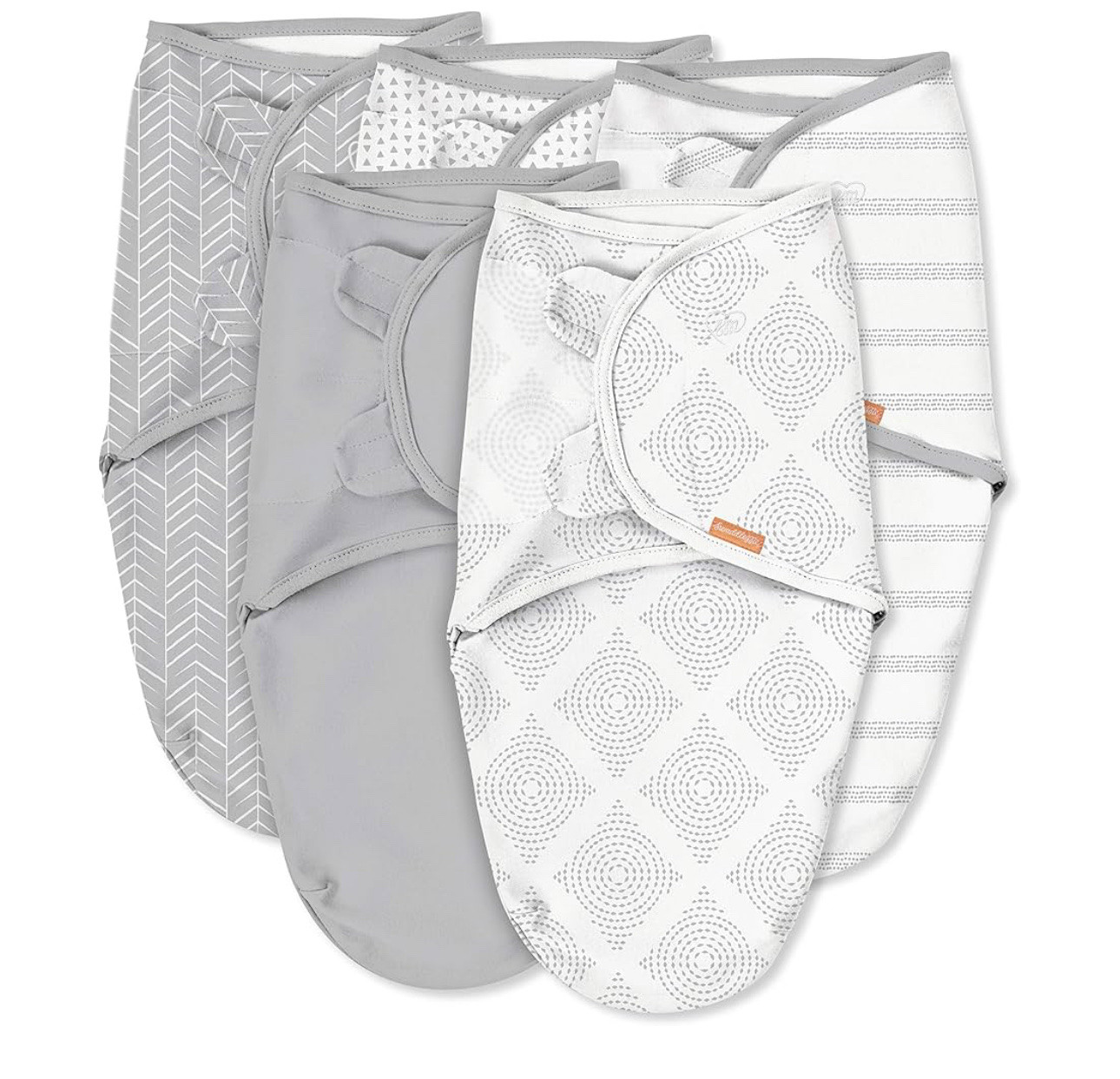SwaddleMe by Ingenuity Original Swaddle, 100% Cotton, Improves Sleep & Calms Startle Reflex, 0-3 Months, 3-Pack

#LTKBaby