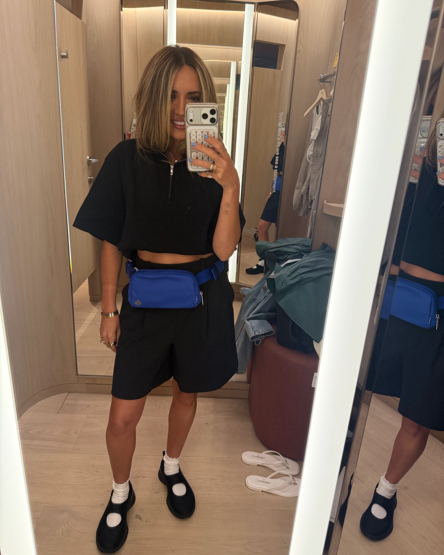 What I wore to the @lululemon fashion show - xs top- 2/small shorts -shoes true to size

#LTKootd #LTKPetite #LTKOver40