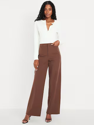 High-Waisted Pixie Super Wide-Leg Pants | Old Navy (US)