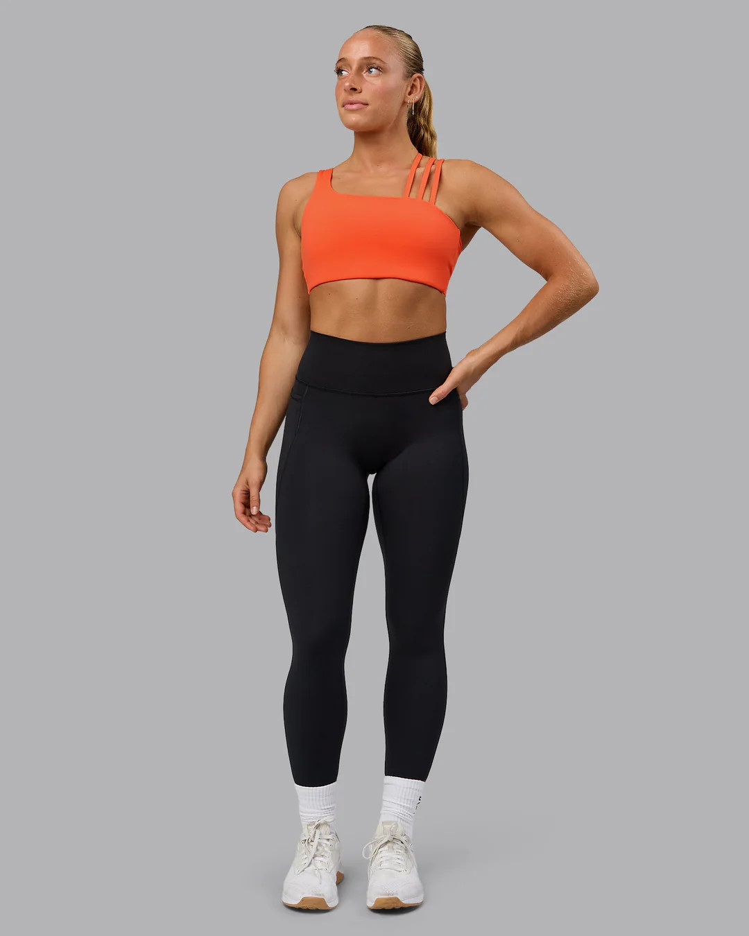 Galvanise Sports Bra - Ultra Orange | LSKD | LSKD