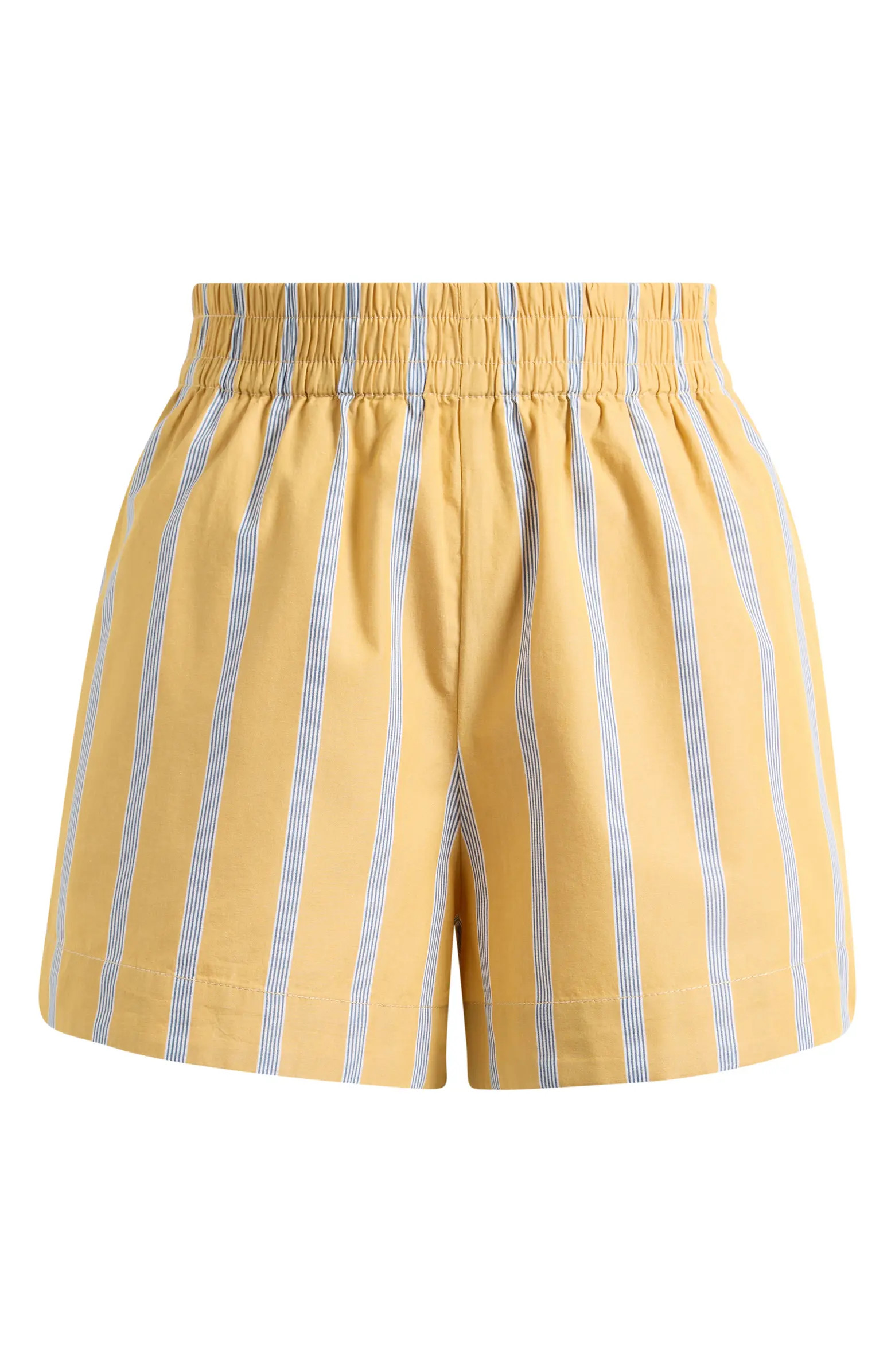 Madewell Pull-On Shorts in Washed Cotton Poplin | Nordstrom | Nordstrom