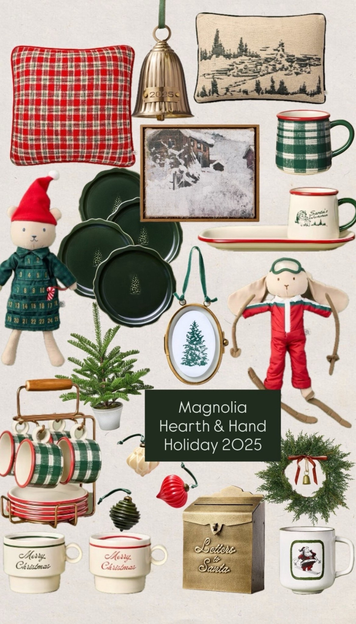Magnolia hearth & hand
Target
Holiday 2025
Christmas decorations
Home decor
Interior design
Ornaments
Plates
Tree
Christmas tree
Skier
Santa cookie plate
Letters to Santa
Pillow
Artwork
Mug
Teacher gifts
Advent calendar
Hot Cocoa set



#LTKHoliday #LTKGiftGuide #LTKFindsUnder50