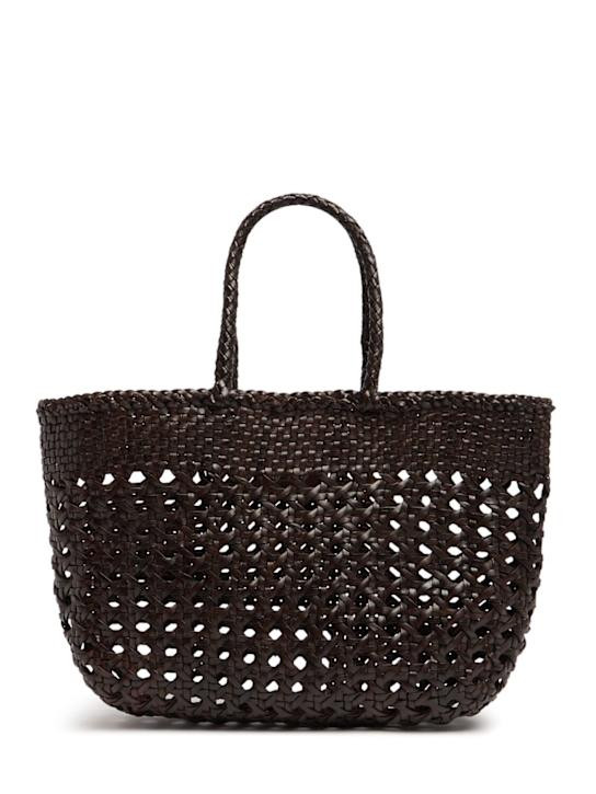 Cannage Kanpur leather basket bag | Luisaviaroma