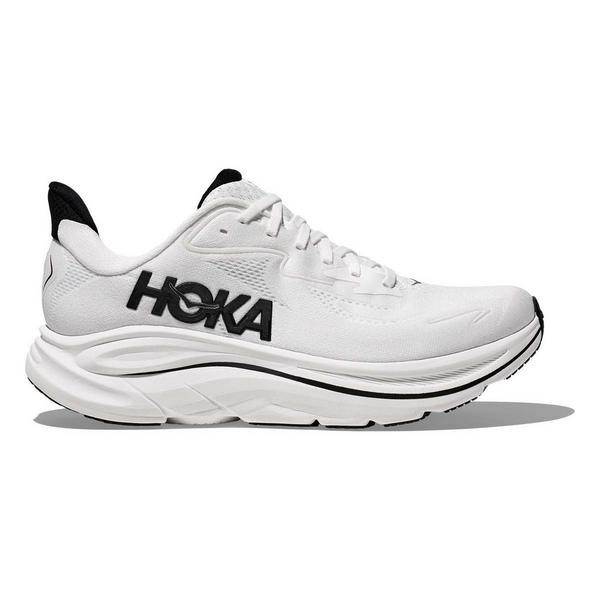 Men's HOKA Clifton Running Shoes 10 Regular White/Black | Scheels Sports