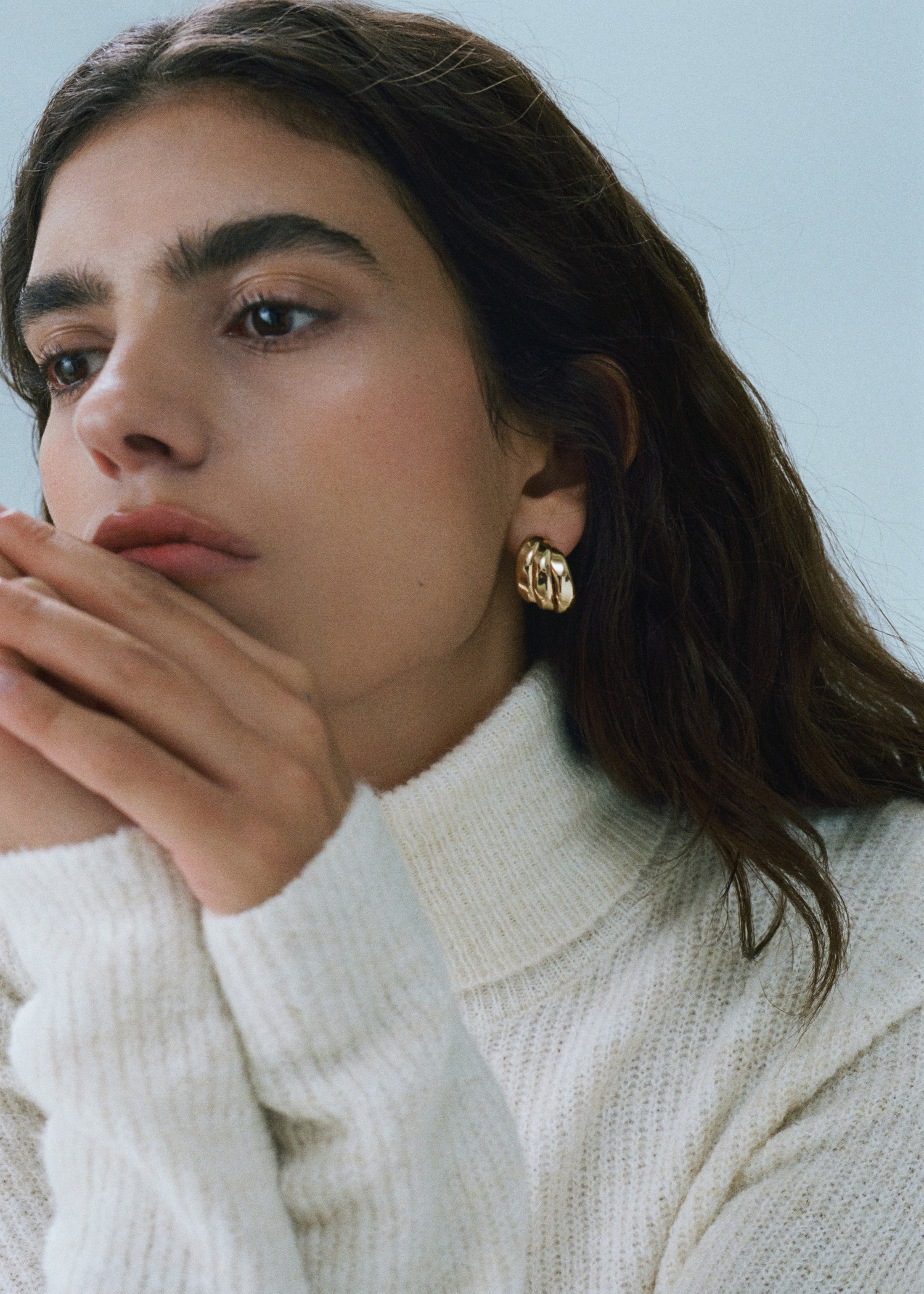 Three hoop earrings - Woman | MANGO Canada | Mango Canada