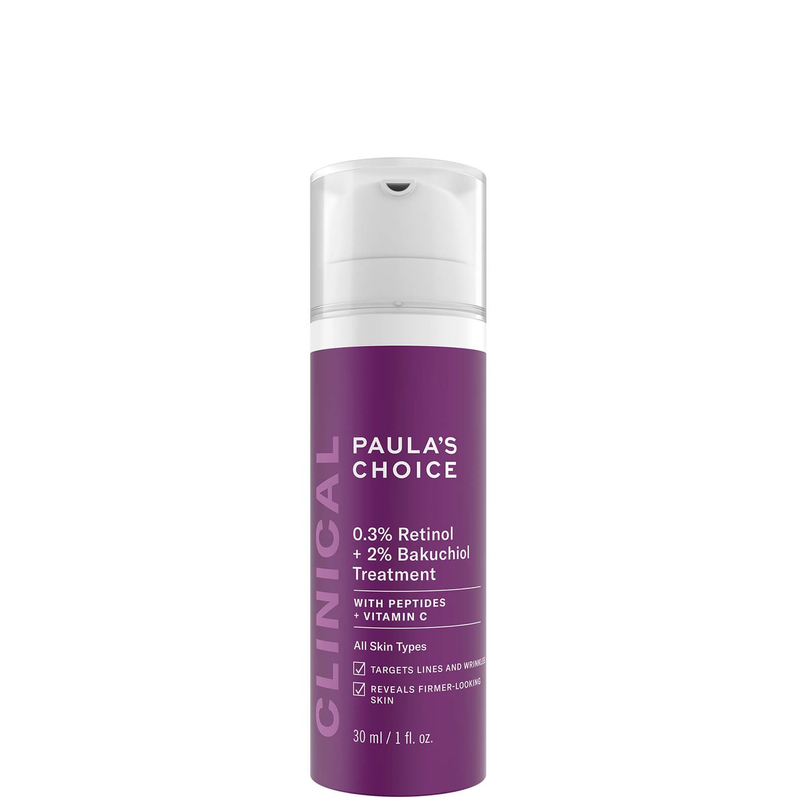 Paula's Choice Clinical 0.3% Retinol and 2% Bakuchiol Treatment 30ml | Cult Beauty (Global)