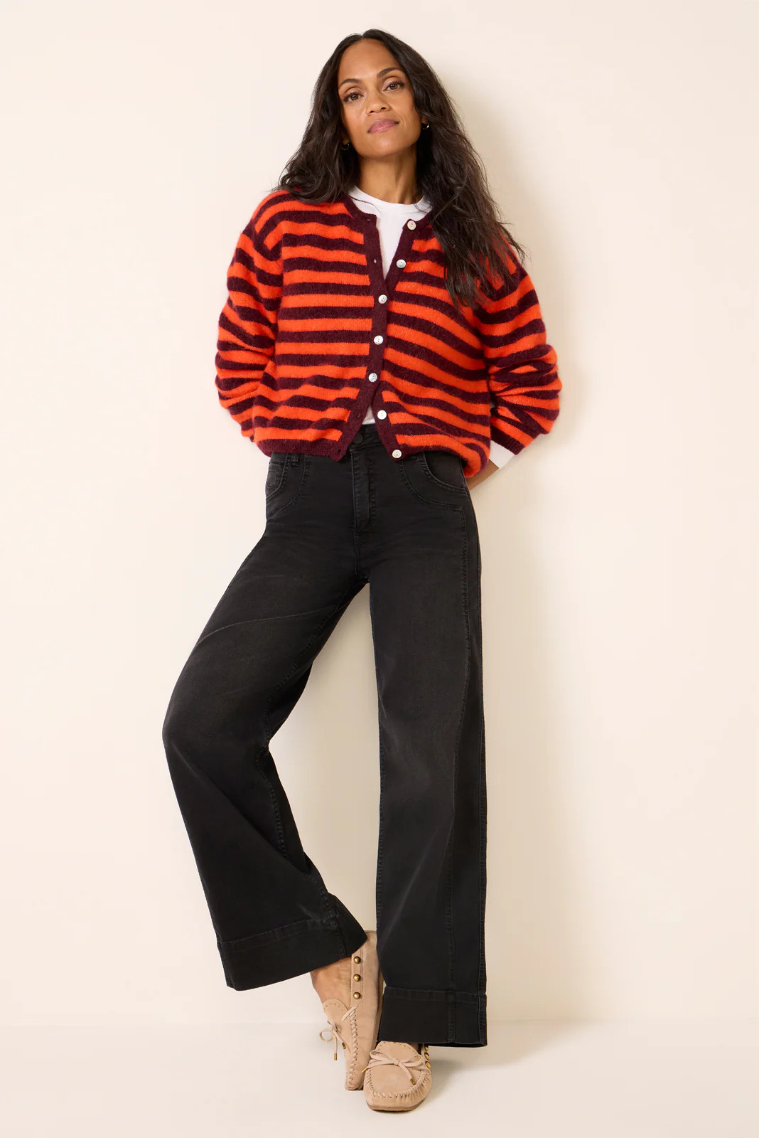 Meg Wide Leg 31` w Double Seaming Jean | Evereve