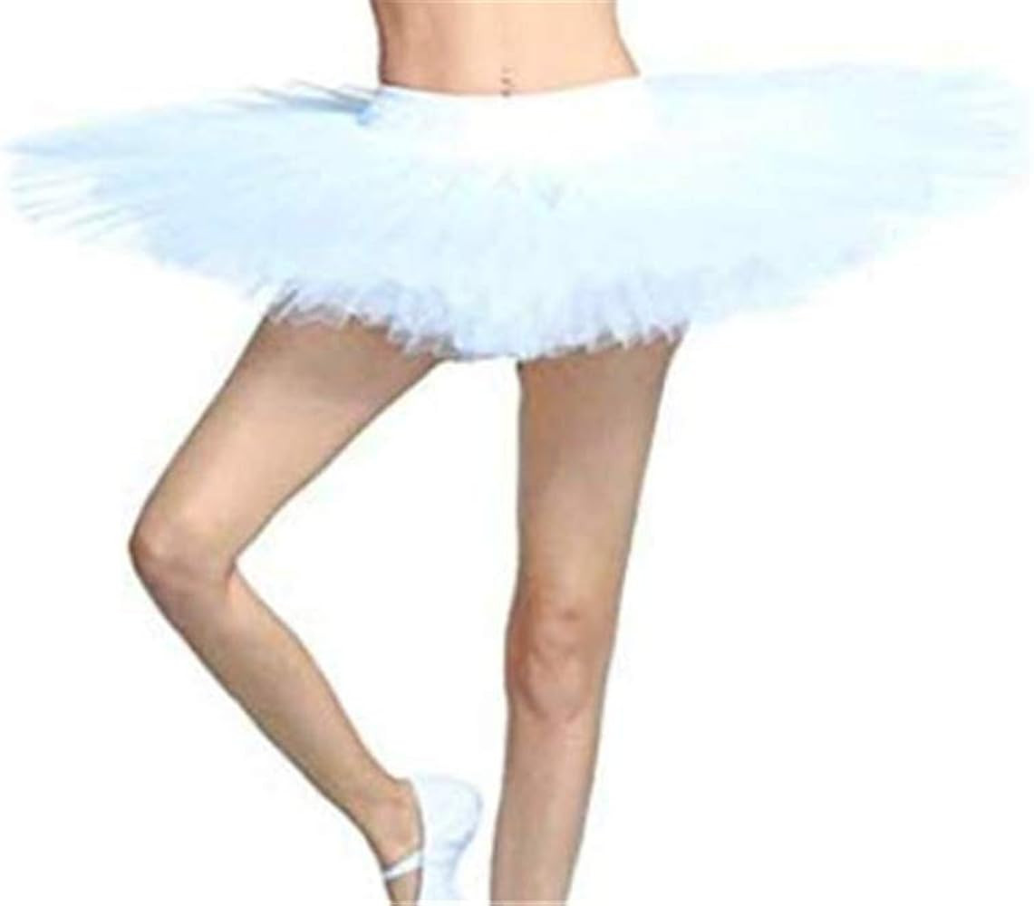 WENDYWU Women Professional Swan Ballet Tutu Skirt Hard Organdy Platter Performance Leotard Skirt | Amazon (US)