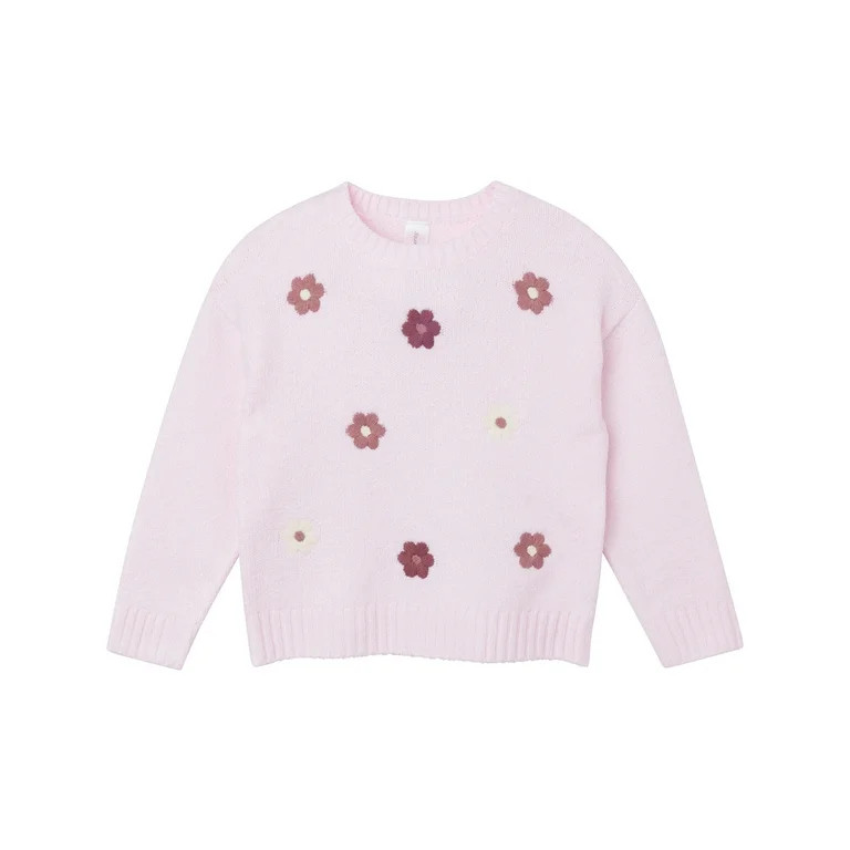 Modern Moments By Gerber Toddler Girl Embroidery Sweater, Sizes 12 Months -5T - Walmart.com | Walmart (US)