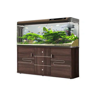 50-59 Gallon Manufactured Wood Modern Eco Aquarium Tank | Wayfair North America