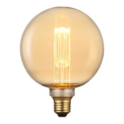 3.5W LED Globe Edison Bulbs Dimmable, Amber Glass, E26 Base, 2000K Soft Warm | Wayfair North America