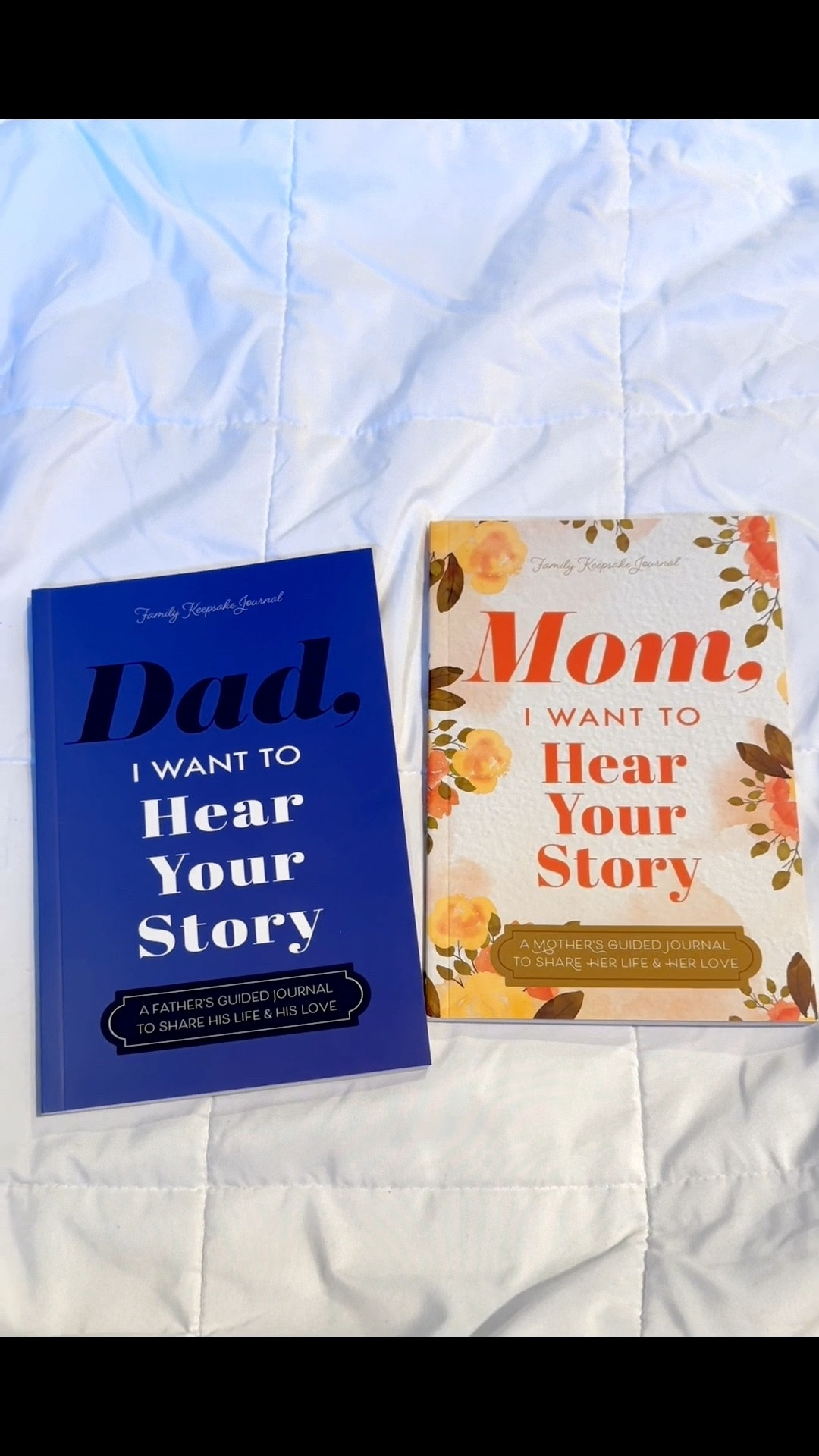 Core memory loading… these lil story books for Mom & Dad are trending for a reason. 🩷 If you need a gift that feels personal without the pressure, this is it. Flipping through these “I want to hear your story” books makes me emotional every time. 💟💟💟

#LTKGiftGuide #LTKstorytime #LTKFindsUnder100