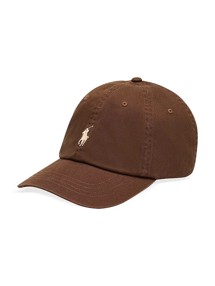 Women's Iconic Cotton Baseball Cap - Coop Brown | Saks Fifth Avenue