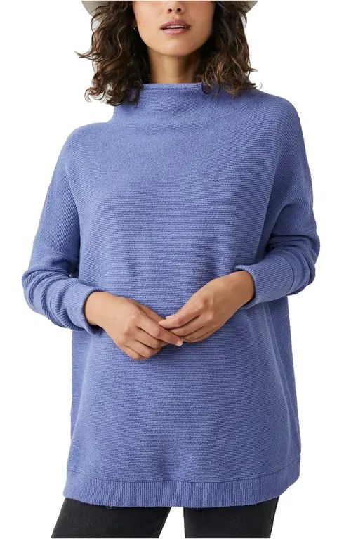 Free People Ottoman Slouchy Tunic in Prep Peri at Nordstrom, Size X-Large | Nordstrom