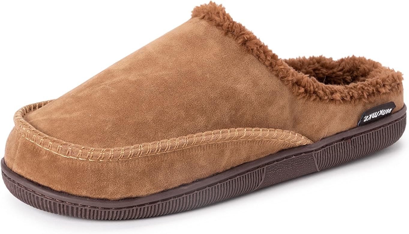 MUK LUKS Men's Faux Suede Clog Slipper | Amazon (US)