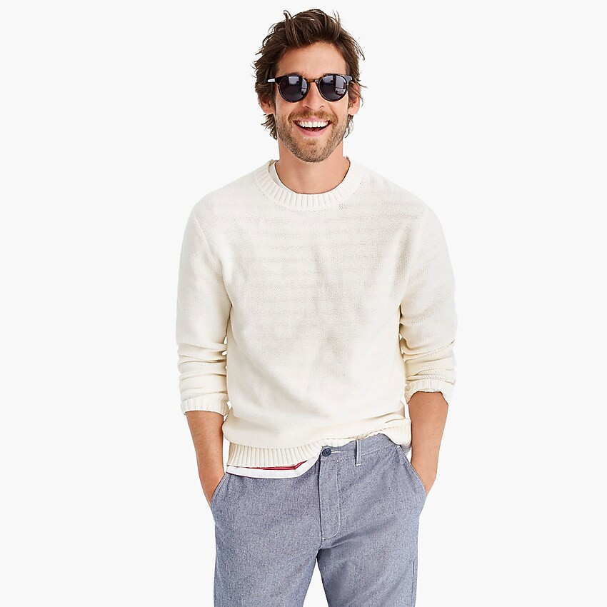 Reverse jersey sweater | J. Crew US