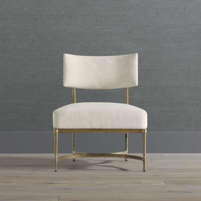 Angelina Accent Chair with Stain-Resistant Performance Fabric & Iron Frame | Frontgate