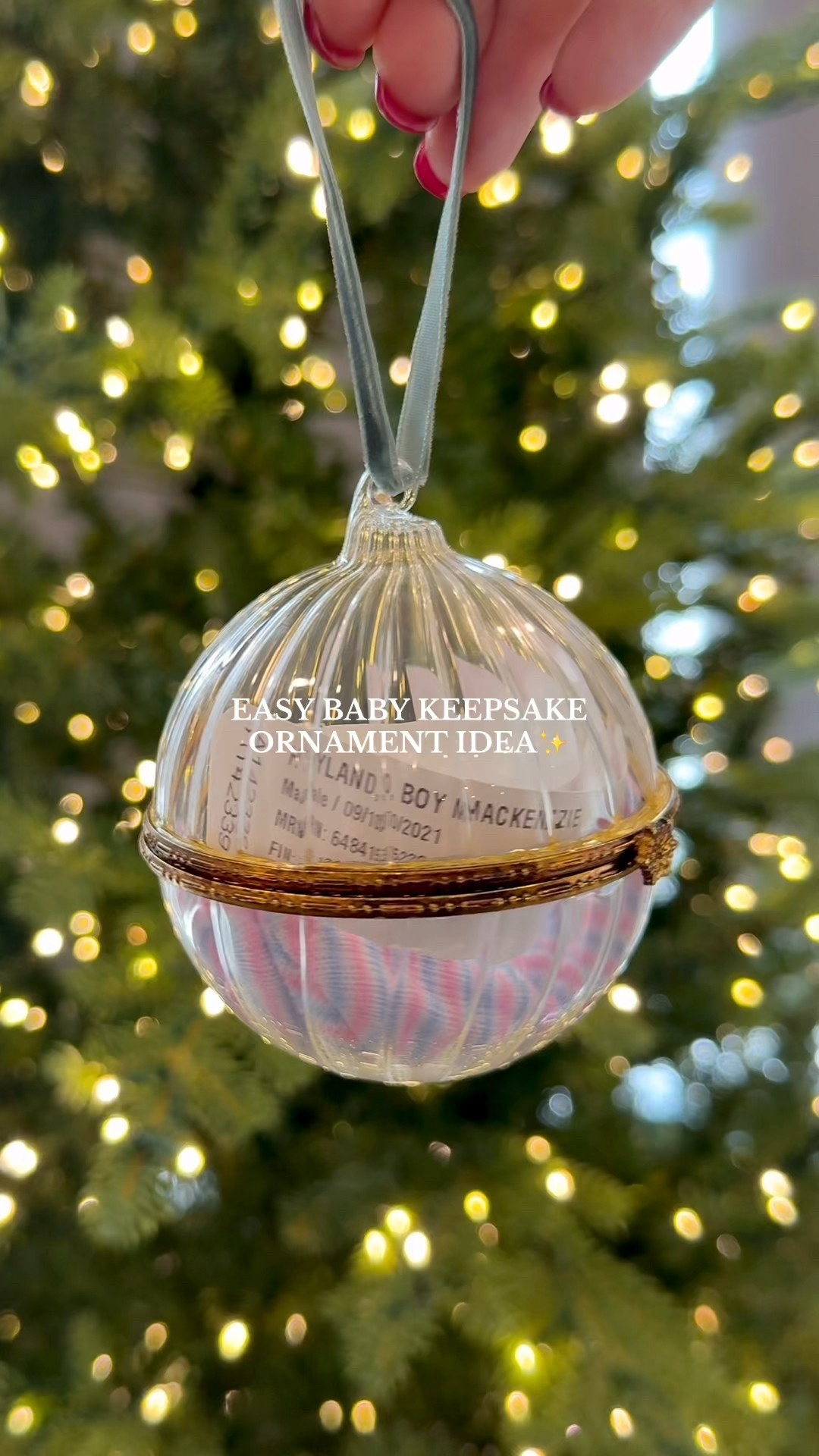 Grab this ornament to make a special keepsake for your baby’s first Christmas 🥹✨🎄

#LTKBaby #LTKHoliday #LTKmomlife