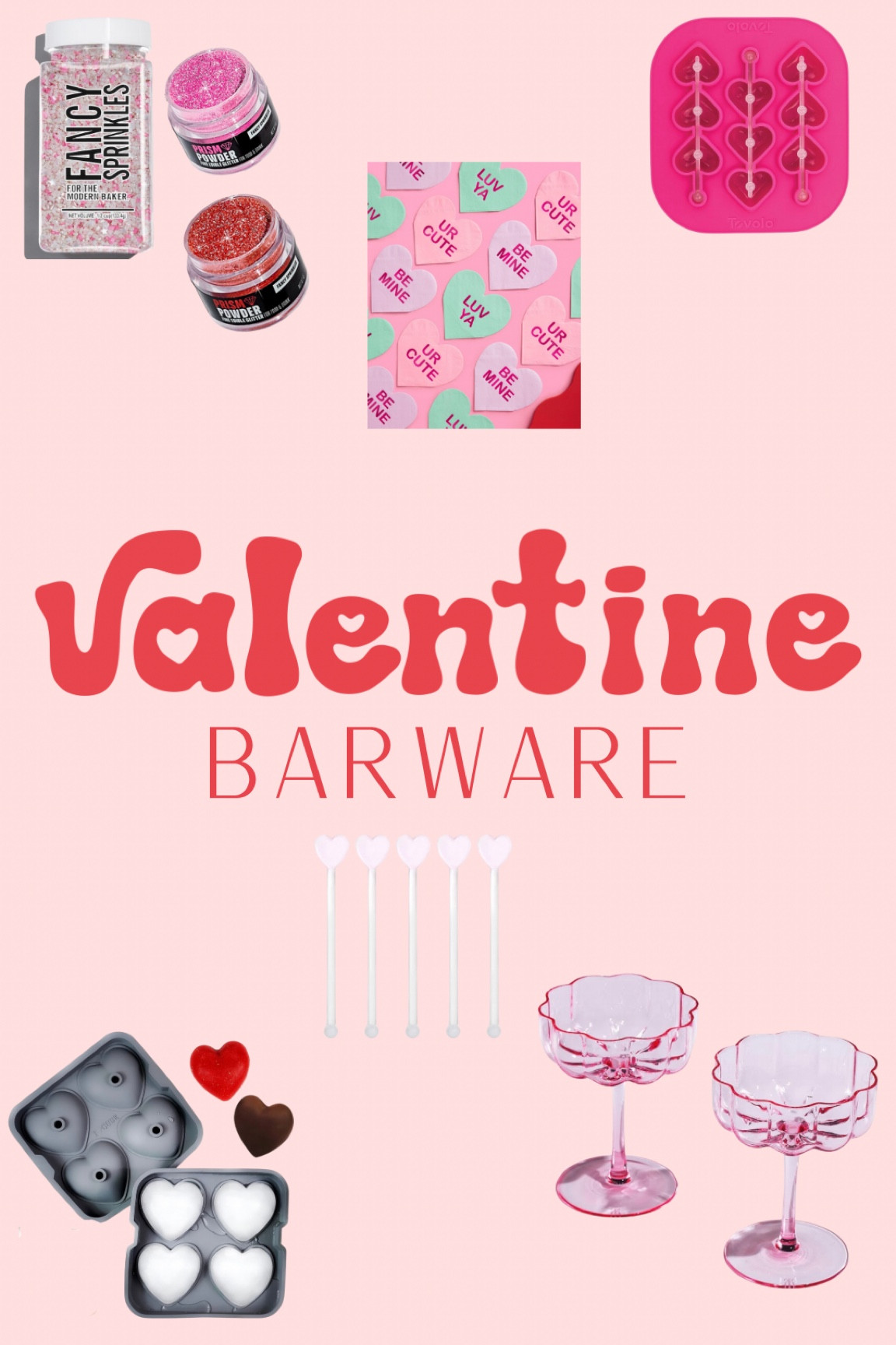 Sweet barware with Valentines Day flair! 🩷

#LTKSeasonal #LTKparties #LTKhome
