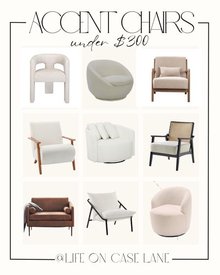 Accent chairs under $300 - swivel chair, living room chair