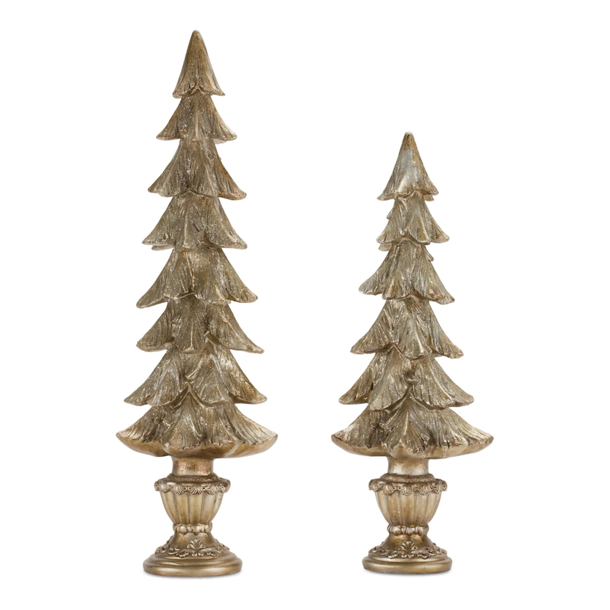 Tree (Set of 2) 19"H, 23"H Resin | Shop Simon