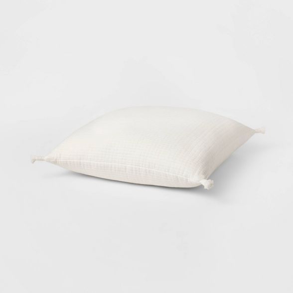 Euro Soft Texture Tasseled Throw Pillow - Project 62™ | Target