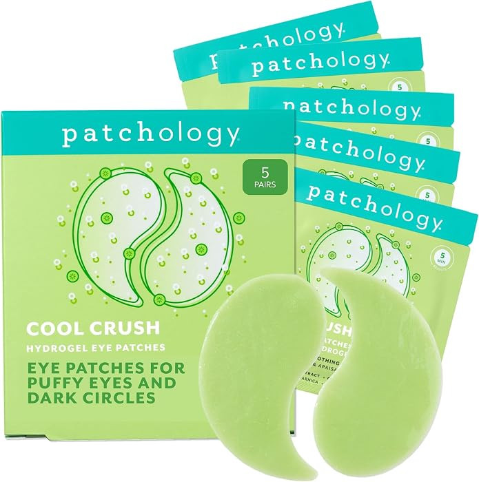 Patchology Serve Chilled Cool Crush Hydrogel Under Eye Patches for Puffiness \u2013 Cryo-Inspired... | Amazon (US)