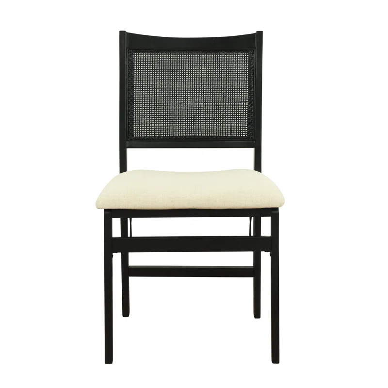 Donner Padded Seat Cane Back Banquet Dining Chair | Wayfair North America