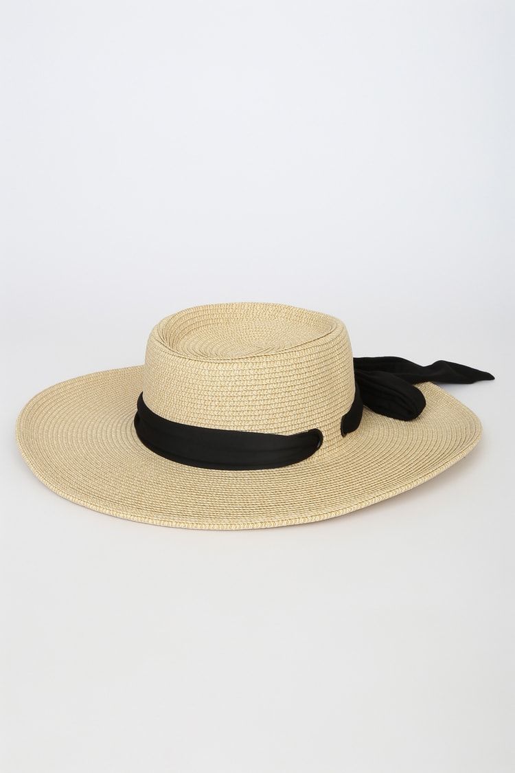 Far Away Destination Beige Straw Boater Hat | Lulus (US)