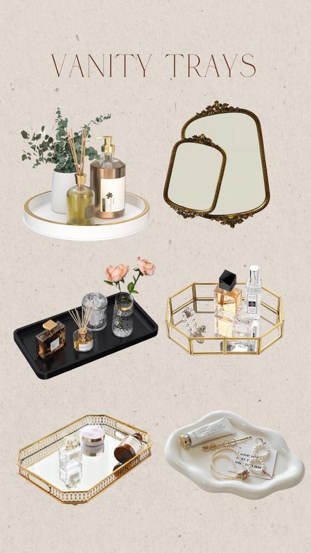 Vanity trays

#LTKFindsUnder50 #LTKHome #LTKBeauty