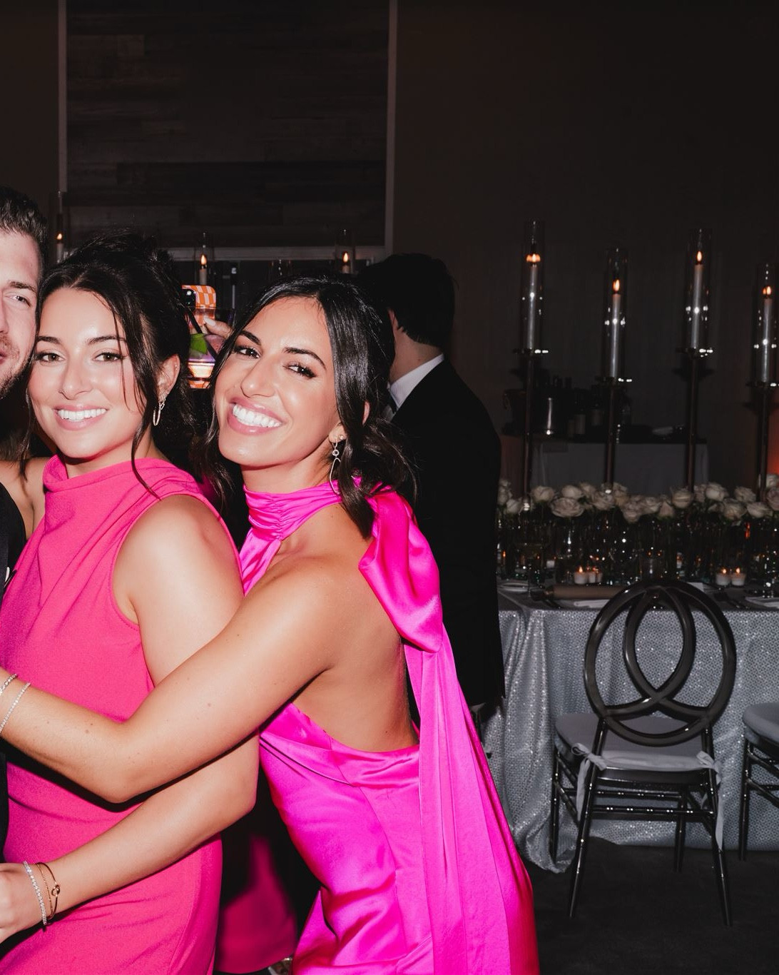 Hot pink halter dress with large bow detail and open back

#LTKparties #LTKstyletip #LTKwedding
