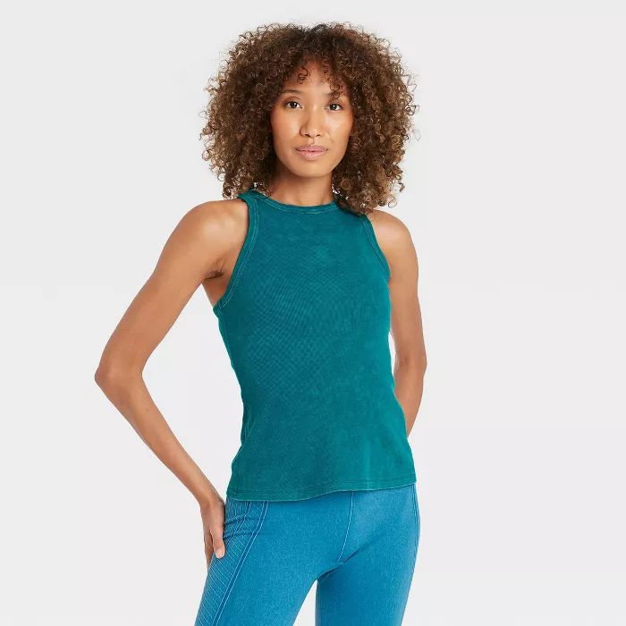 Women's Active Ribbed Tank Top - All in Motion™ | Target