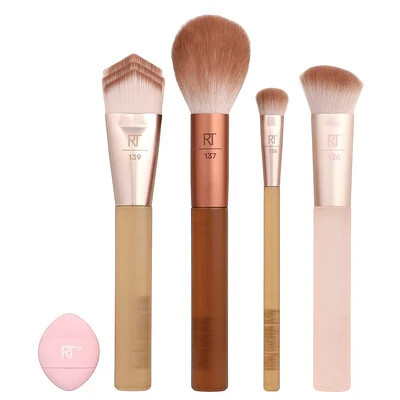 Real Techniques, New Nudes 2.0, Blurred Base Set, 5 Piece Set | iHerb