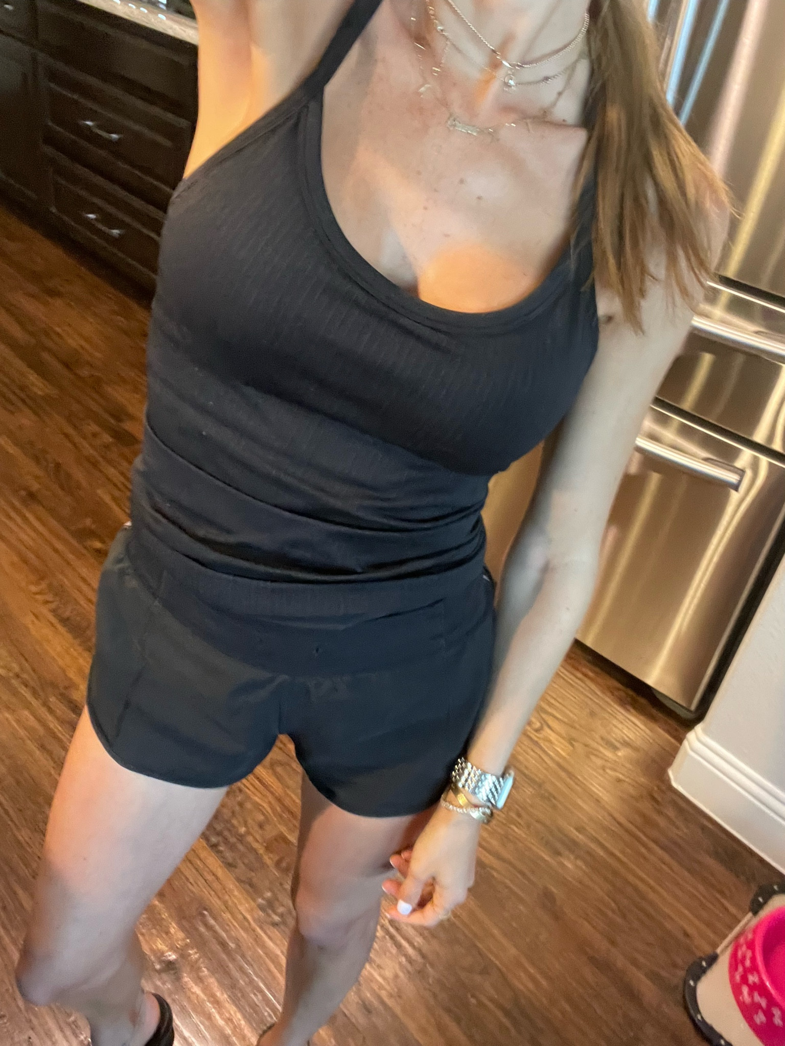 Amazon tank size Xs shorts size xxs 

#LTKfit #LTKunder100 #LTKunder50