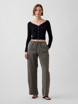 Easy Double-Knee Barrel Pants | Gap (US)