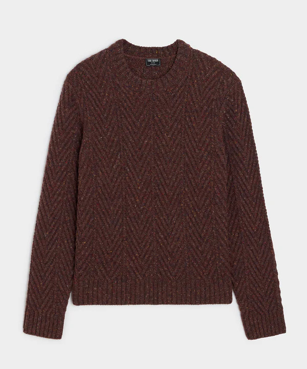 Donegal Cable Knit Sweater | Todd Snyder