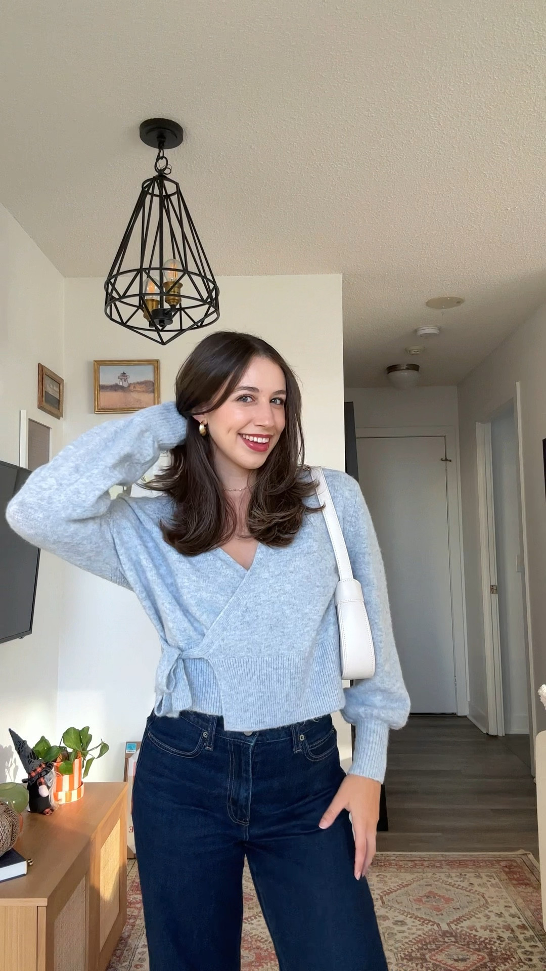 Cute and cozy fall outfit | sweater size S, bag is Elli Studios

#LTKcanada #LTKstyletip