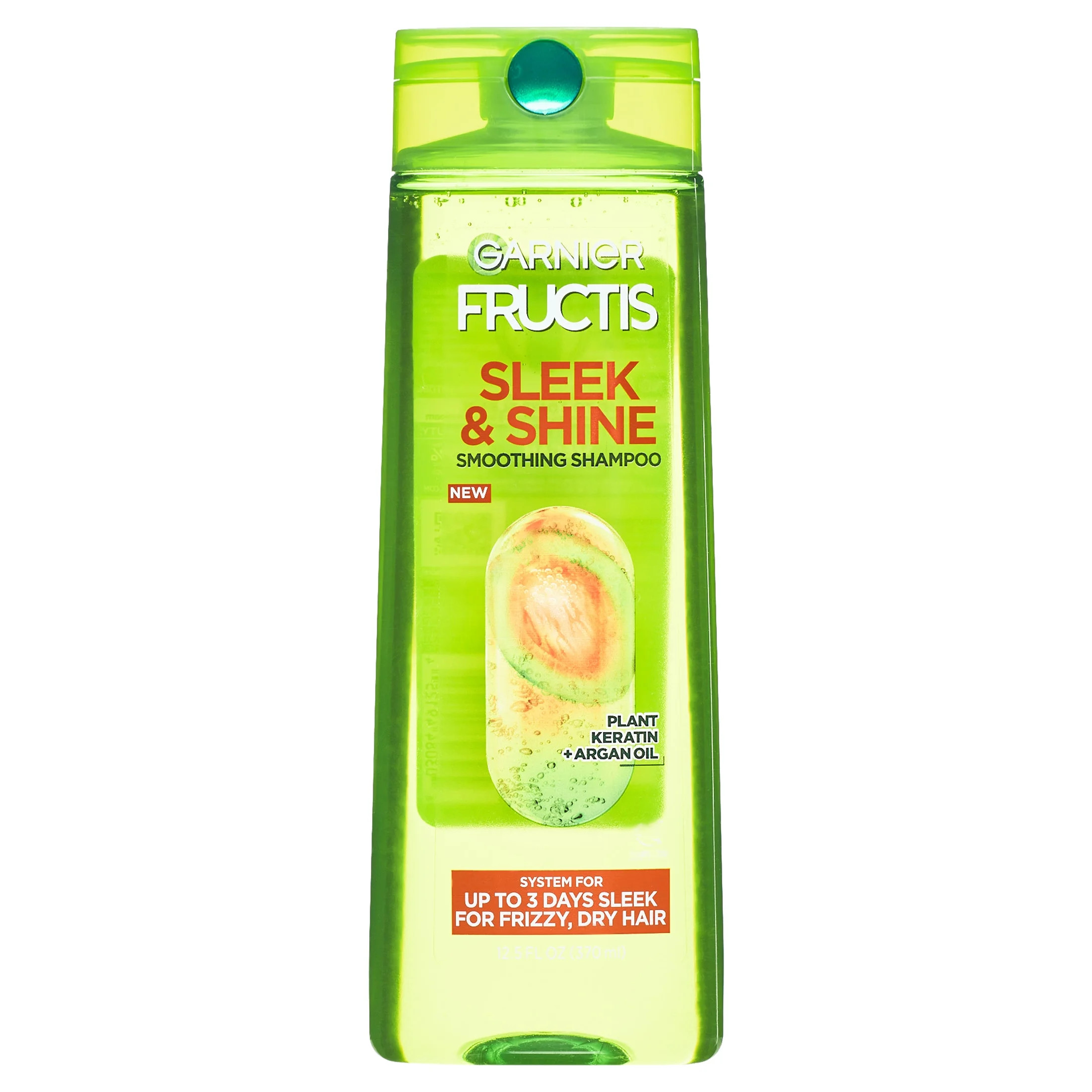 Garnier Fructis Sleek & Shine Fortifying Shampoo for Frizzy, Dry Hair, 12.5 fl oz | Walmart (US)
