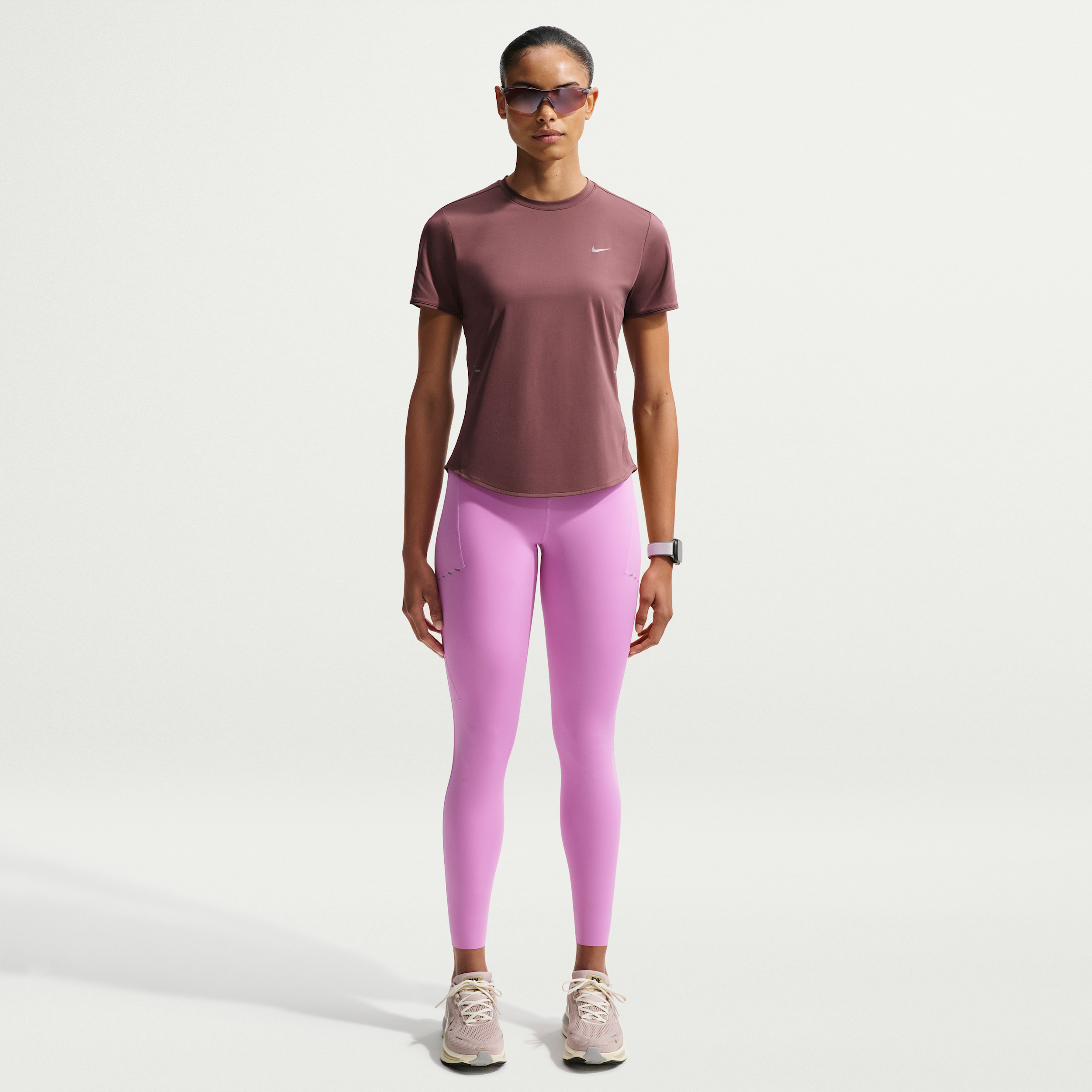 Nike Women's Swift High-Waisted 7/8 Running Leggings with Pockets in Purple | HJ2252-503 | Nike (US)