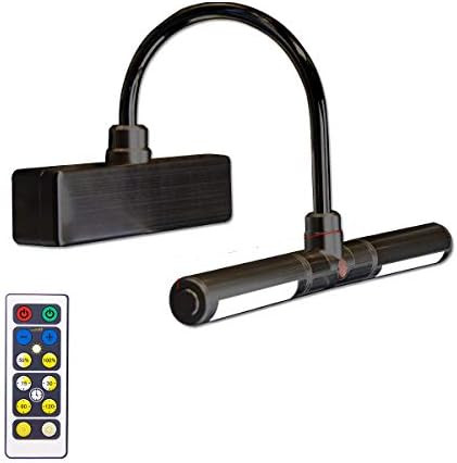 BIGLIGHT Wireless Battery Operated LED Picture Light with Remote, Rotatable Light Heads of 3 Lightin | Amazon (US)