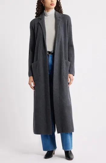 Nordstrom Wool & Cashmere Longline Cardigan | Nordstrom | Nordstrom