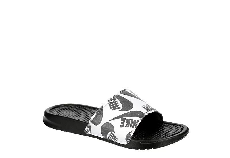BLACK NIKE Mens Benassi Jdi Slide Sandal | Rack Room Shoes