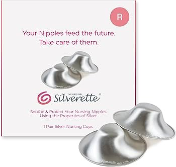 SILVERETTE® The Original Silver Nursing Cups, Nipple Covers for Breastfeeding Essentials, Model ... | Amazon (US)