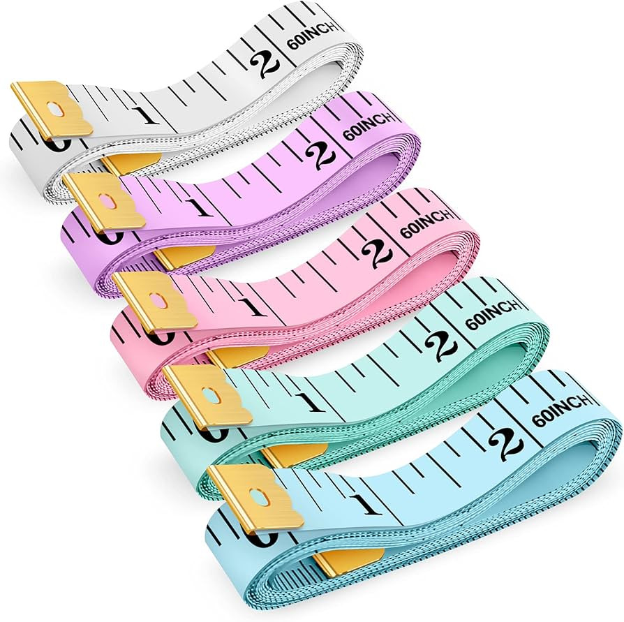 Tape Measure, iBayam Soft Ruler Measuring for Body Weight Loss Fabric Sewing Tailor Cloth Vinyl M... | Amazon (US)